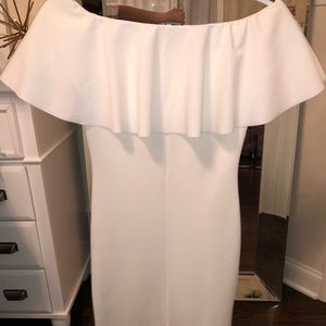PLT white off the shoulder dress